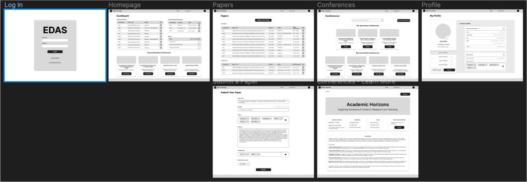 my wireframes